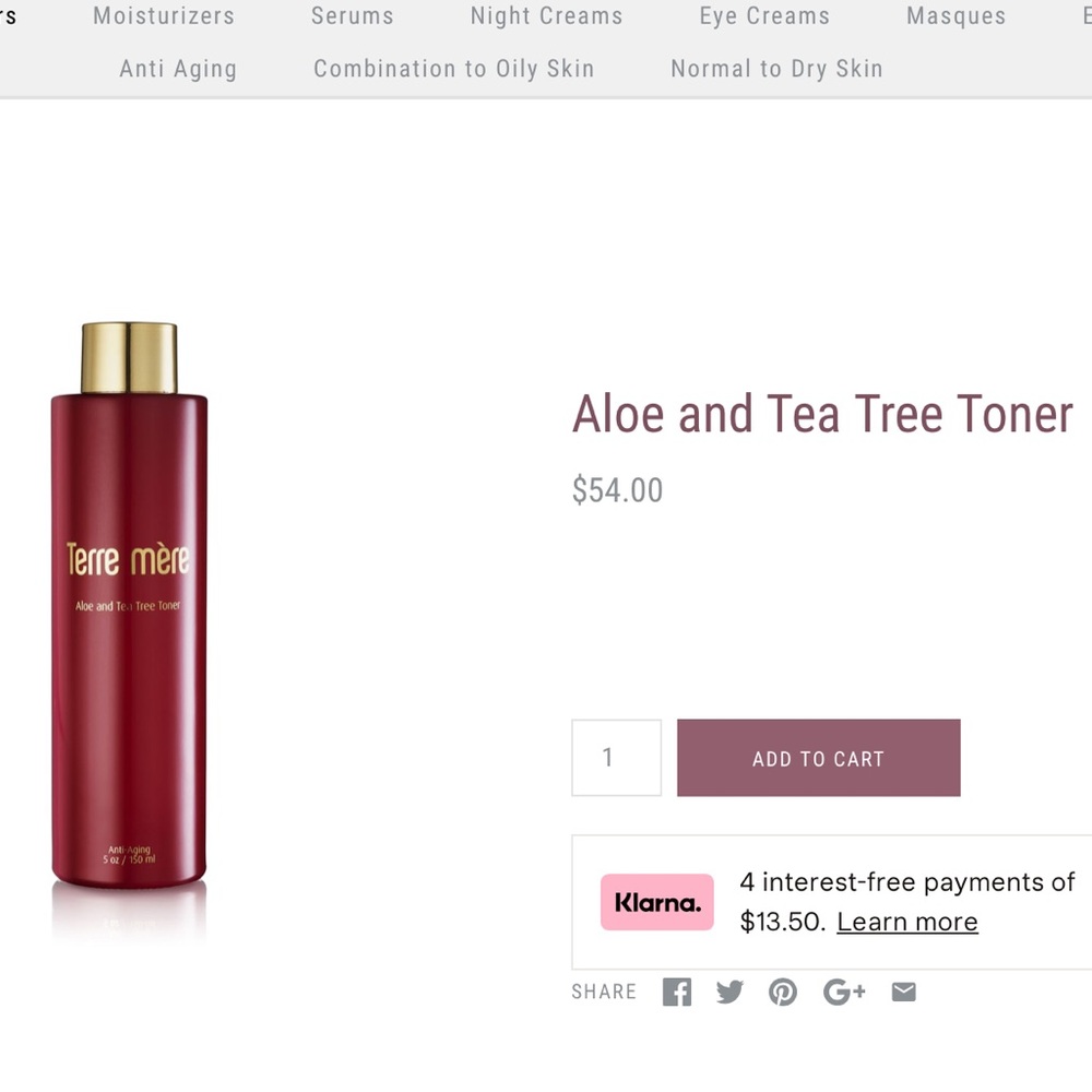 Terre Mere Anti-Aging Toner